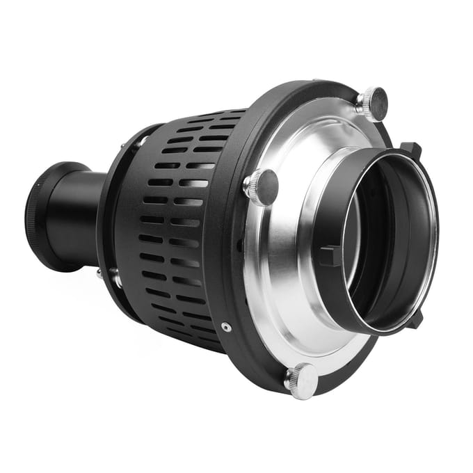 Bowens Mount Optische Snoot Conisch Focalize Condensor Art Speciale effecten Gevormd straallicht zwart