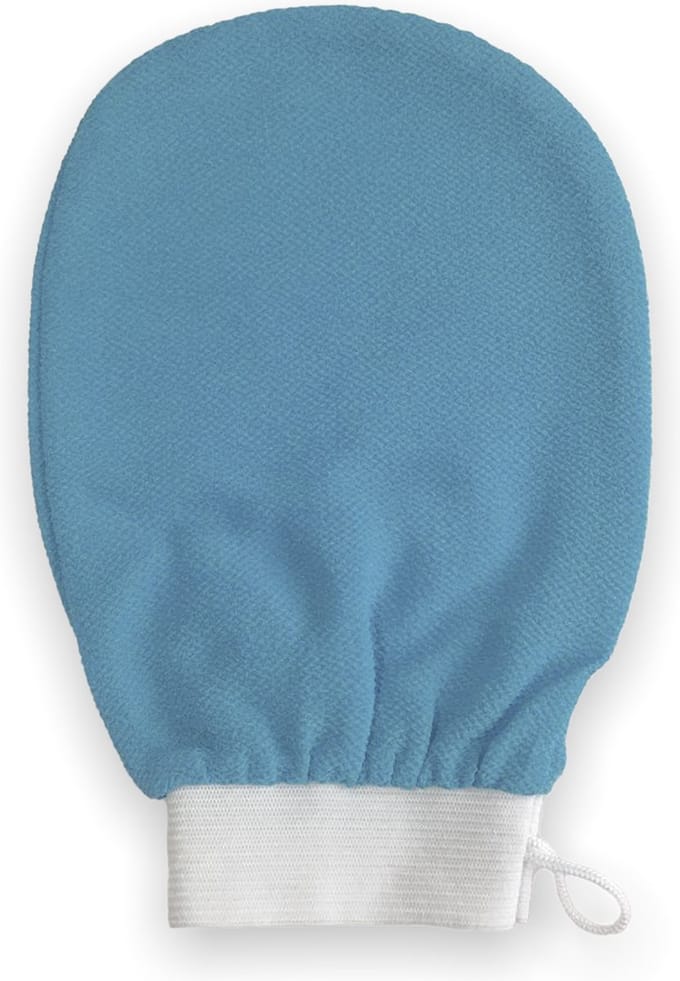Without Lemon - Scrub Handschoen - Bad - Douche - Scrub Lichaam - Exfoliëren - Blauw