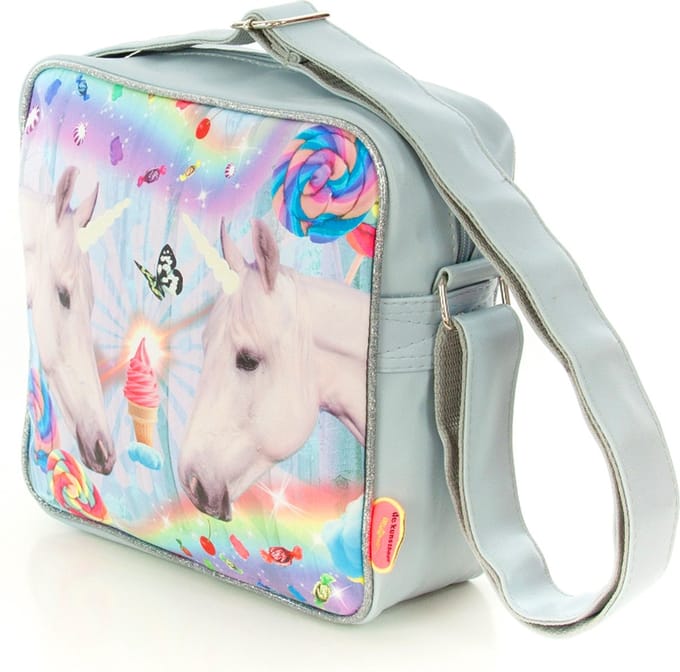Schoudertas Unicorn - Schoudertas Eenhoorn -  Meidentas - 25 x 25 x 10 cm