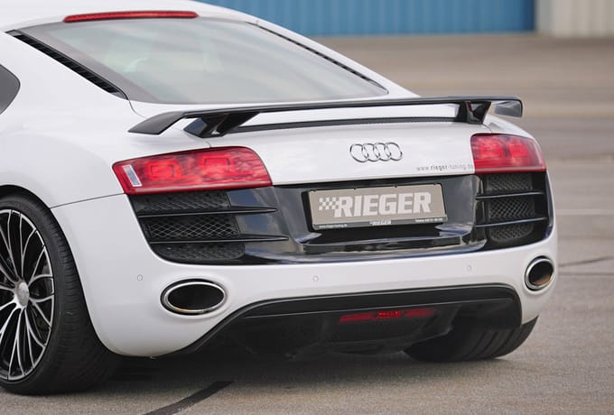 RIEGER - REAR TRUNK SPOILER 100% CARBON - AUDI R8 V8 V10 - CARBON