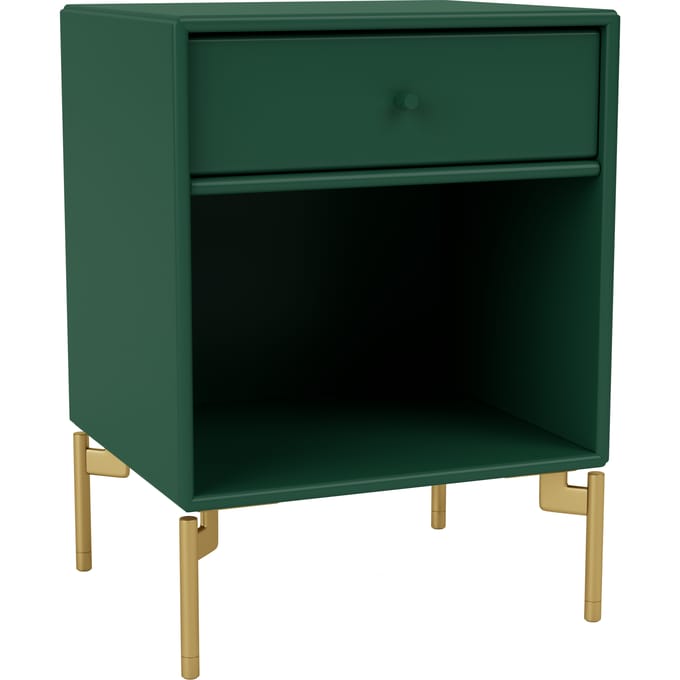 Montana Dream Nachttafel - Pine - Poten 12,6 cm messing