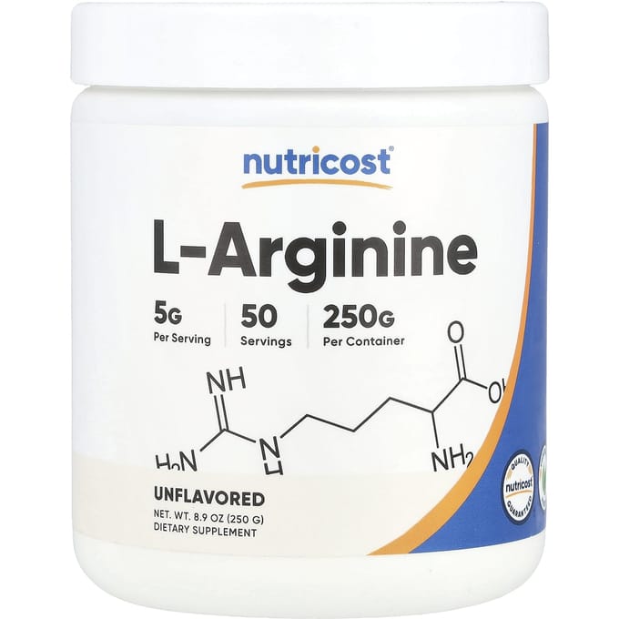 Nutricost, L-Arginine, Naturel, 250 gram (250 gram)