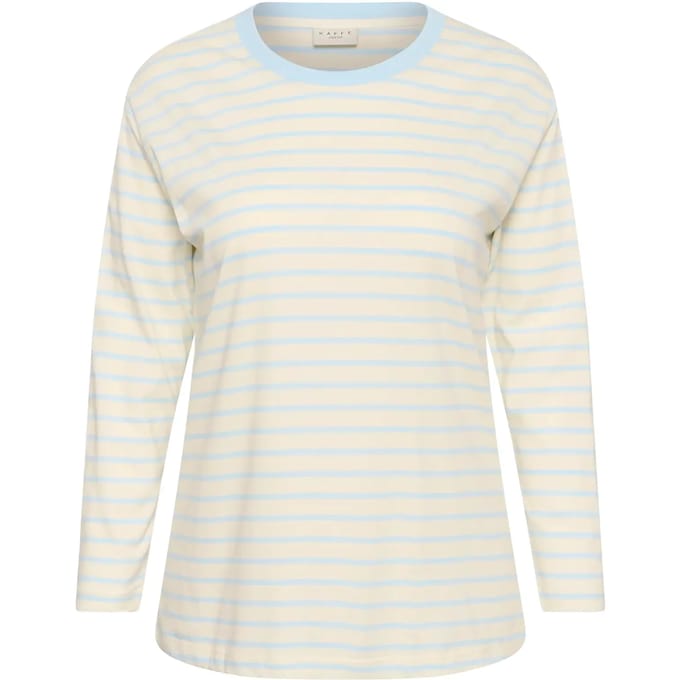 Dames-T-shirt met lange mouwen KAFFE Curve KCWinni