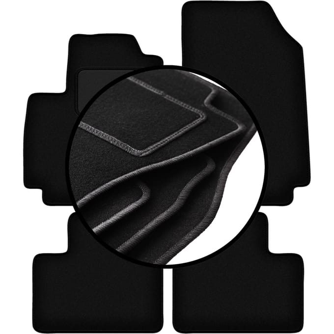 Complete set veloursmatten voor: Renault Arkana crossover (2021-)