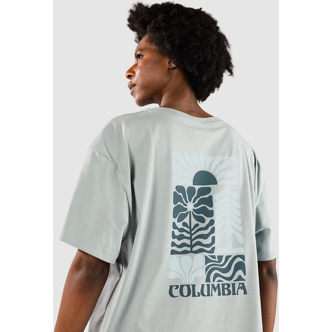 Columbia Rolling Bend Graphic Oversized T-Shirt blauw