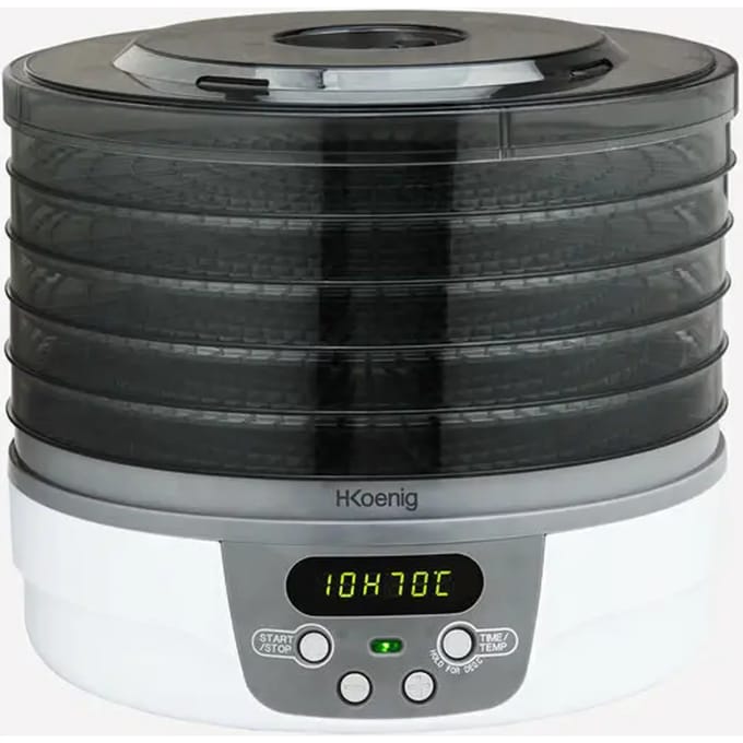 H. Koenig DSY700 - Voedseldroger - 5 Lades - Timer