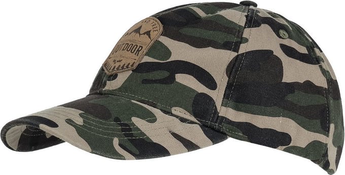Fostex Outdoor Baseball Cap stonewashed woodland camo