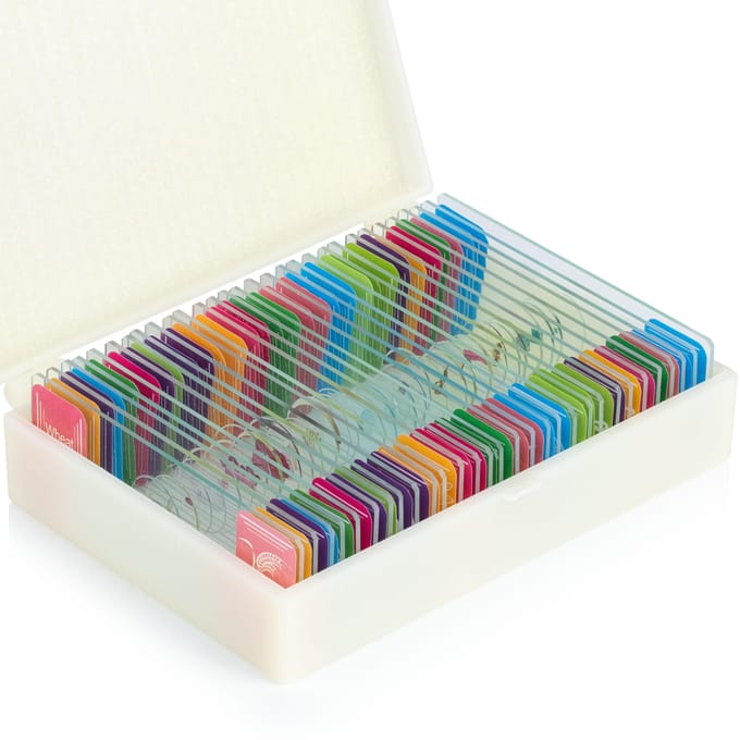 Rosfix Microscooppreparaten Set - 30 Vooraf Gemaakte Glaspreparaten - Glas, 30 Stuks