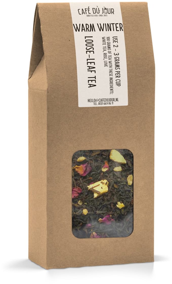 Warm Winter - Zwarte Thee 100 gram - Café du Jour losse thee
