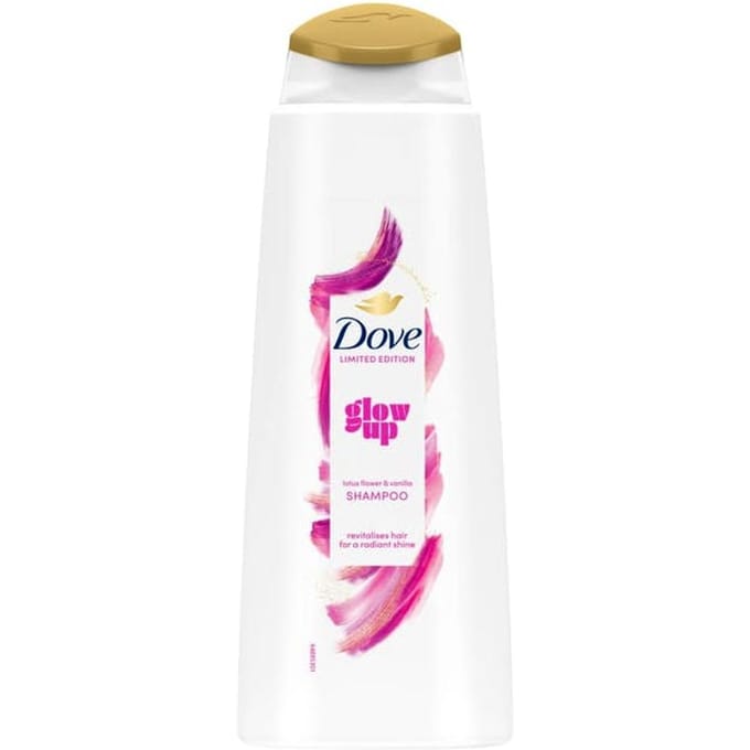 Dove Glow Up Lotus Flower &amp; Vanilla Shampoo 400 ml