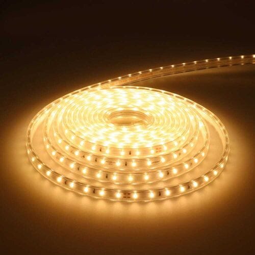 HOFTRONIC Flex60 LED Strip 5 meter - 3000K warm wit - IP65 waterdicht - Buiten & Binnen - 60 LEDs/m - 3500 lumen - Inkortbaar per meter - Dimbaar
