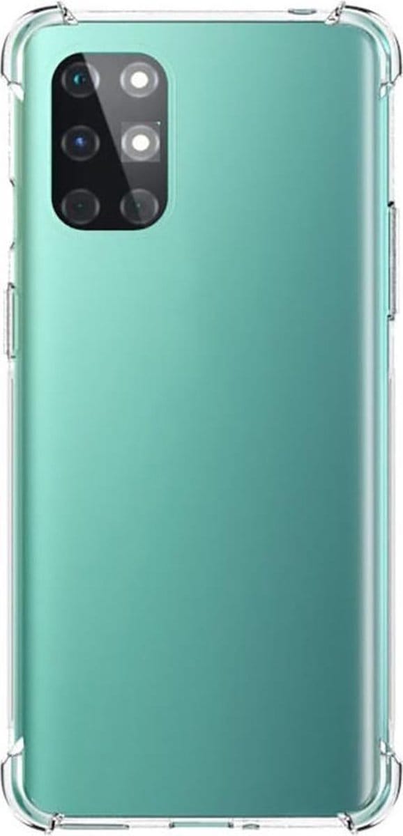 Shop4 - OnePlus 8T Hoesje - Zachte Back Case Drop Proof Transparant