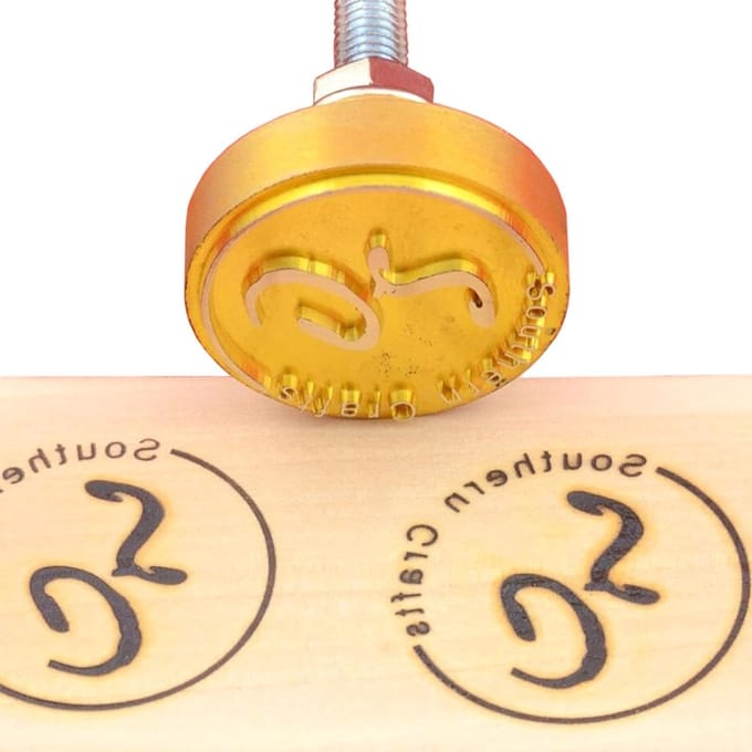 Branding Iron - Hitte Stempel - Hout Decoratie - Gepersonaliseerd Ontwerp - 2.5cm x 2.5cm - Metaal