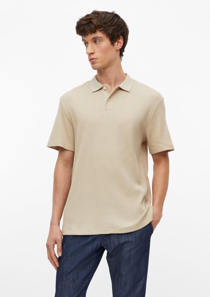 s.Oliver  Poloshirts Beige Größe: L | Poloshirts Outlet | Herren | Braun
