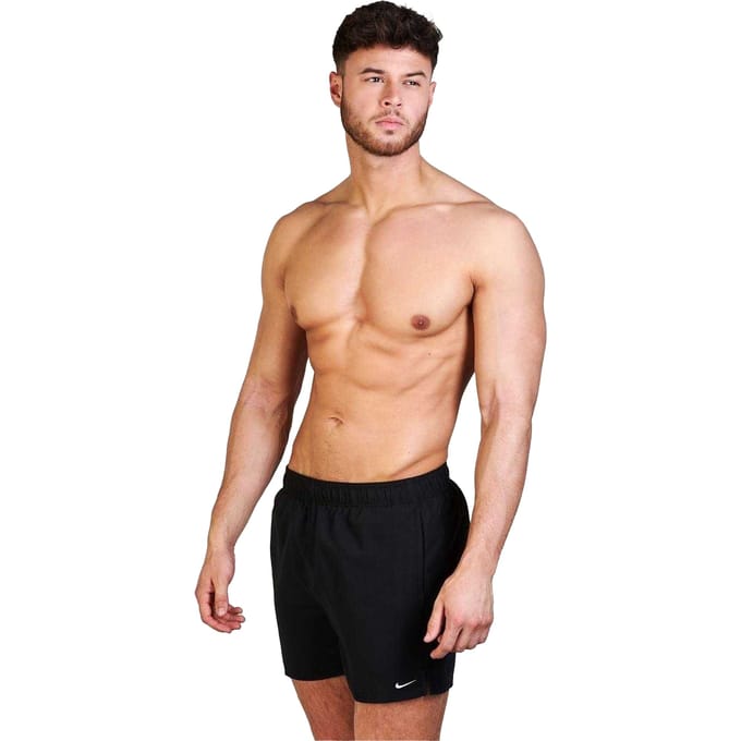 Nike Heren geborduurd logo zwembroek Regular (Zwart)