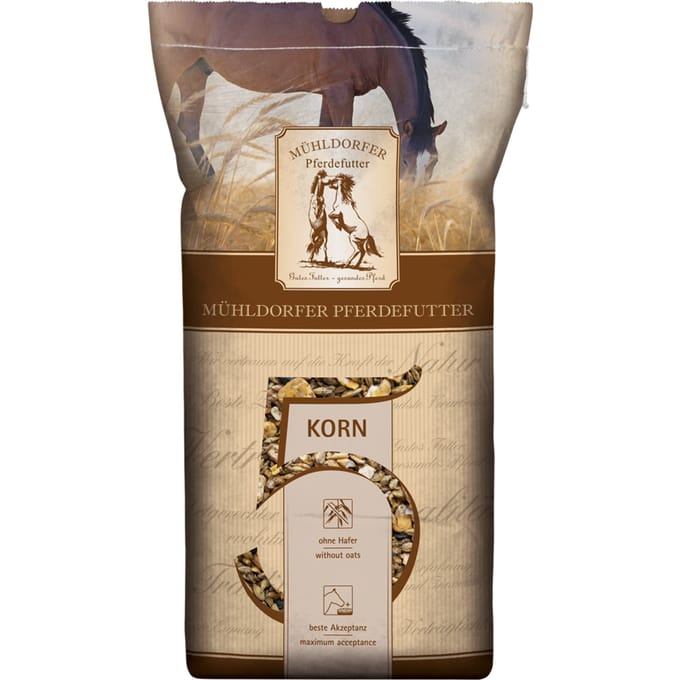 20kg 5-Granen Plus havervrij Muhldorfer Paardenvoer
