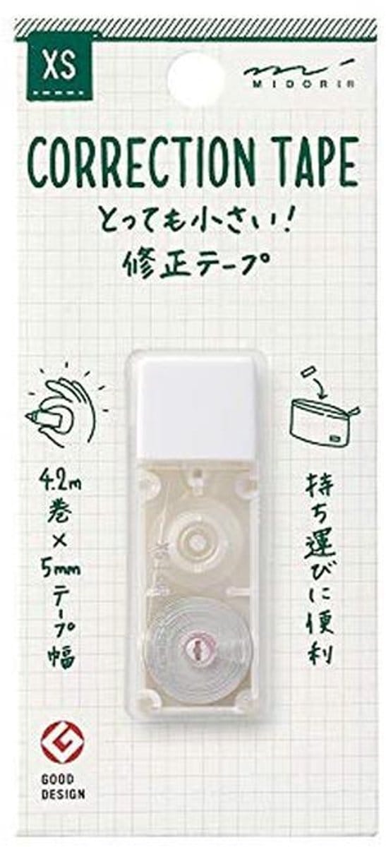 Correctietape XS-serie - Schrijfhulp - Fouten Corrigeren - Compact Formaat - XS - Wit