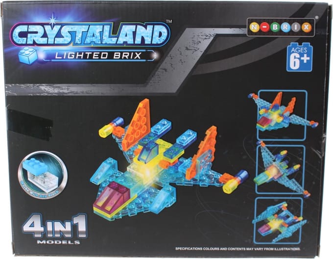 Johntoy Bouwpakket Crystaland 48-delig 99001
