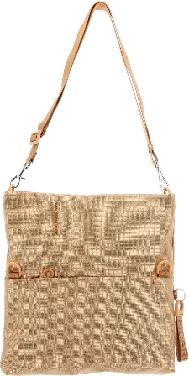 MANDARINA DUCK Schoudertas MD20 Lux Crossover Bag Mustard Lux Abrikoos
