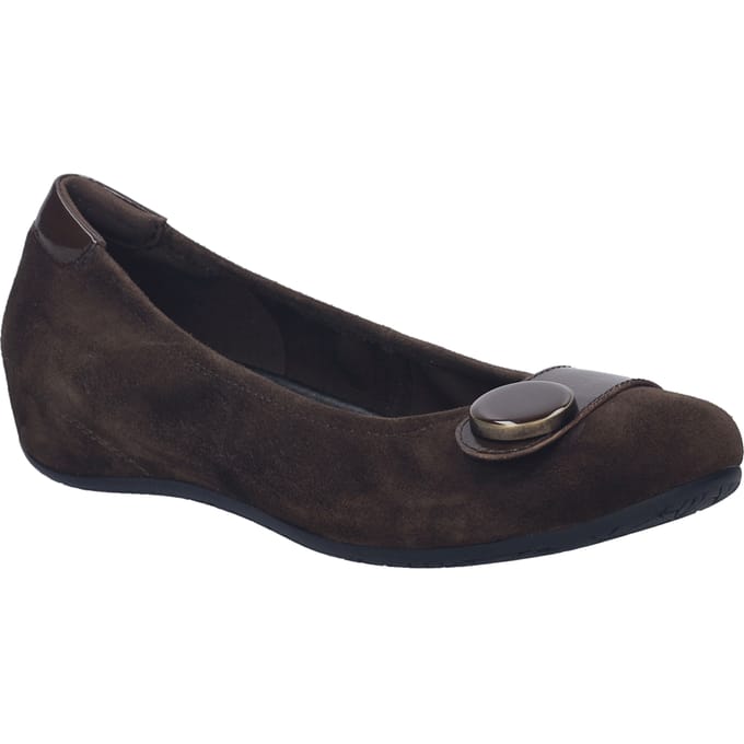 JOSEF SEIBEL Dames Ballerina Florina 06 in bruin