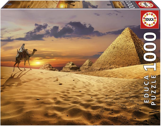 Puzzel Educa 1000 Kameel in de Woestijn