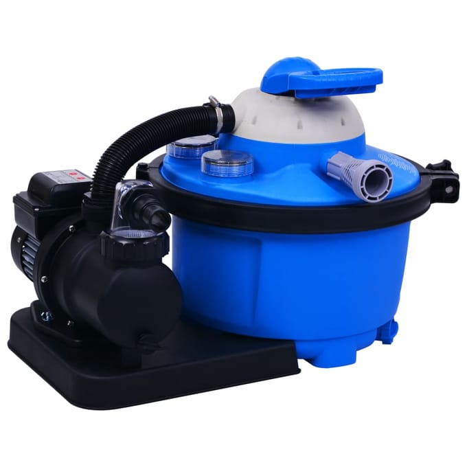 vidaXL - Zandfilterpomp - met - timer - 450 - W - 25 - L