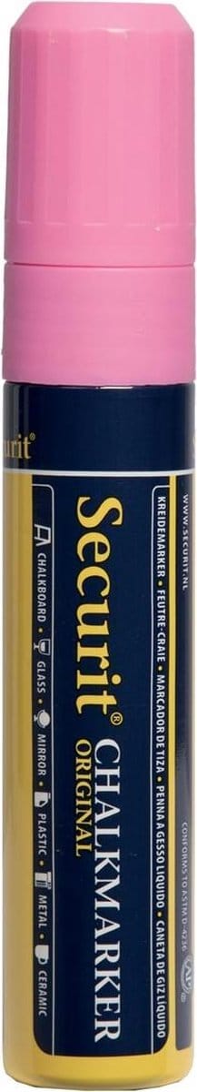 Securit® Original krijtstift met blokpunt in roze