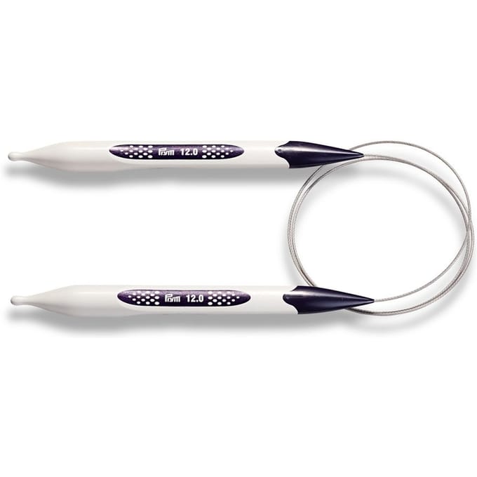 Prym Ronde breinaalden "Ergonomie", 80 cm - Dikte 12