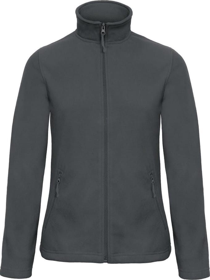 B&C Collectie Vrouwen/dames ID 501 Microfleece Jasje (Donkergrijs)