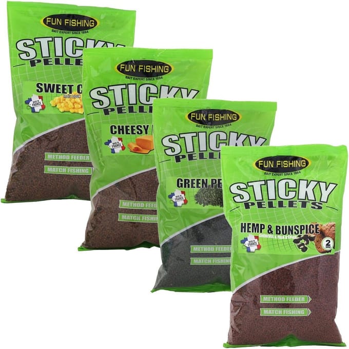 Fun Fishing Sticky Pellets 2mm (700g) - Smaak : F1 Speculoos