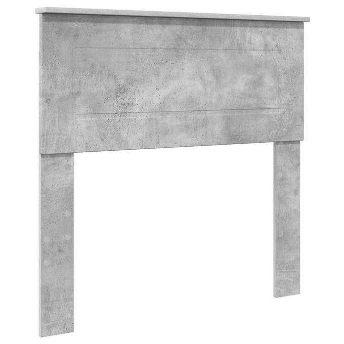 vidaXL Hoofdbord Beton Grijs Bewerkt hout