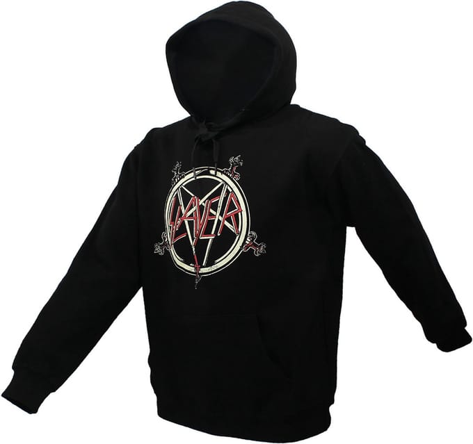 Slayer Pentagram Hoodie Trui - Officiële Merchandise - S