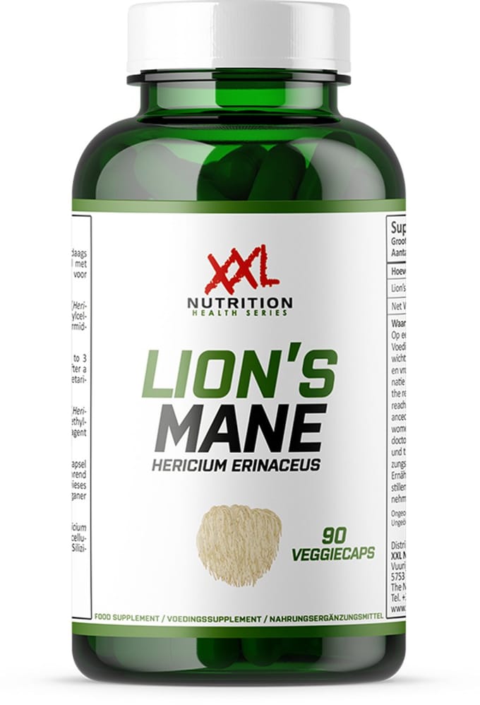 XXL Nutrition Lion’s Mane Extract - 500 mg - 90 capsules