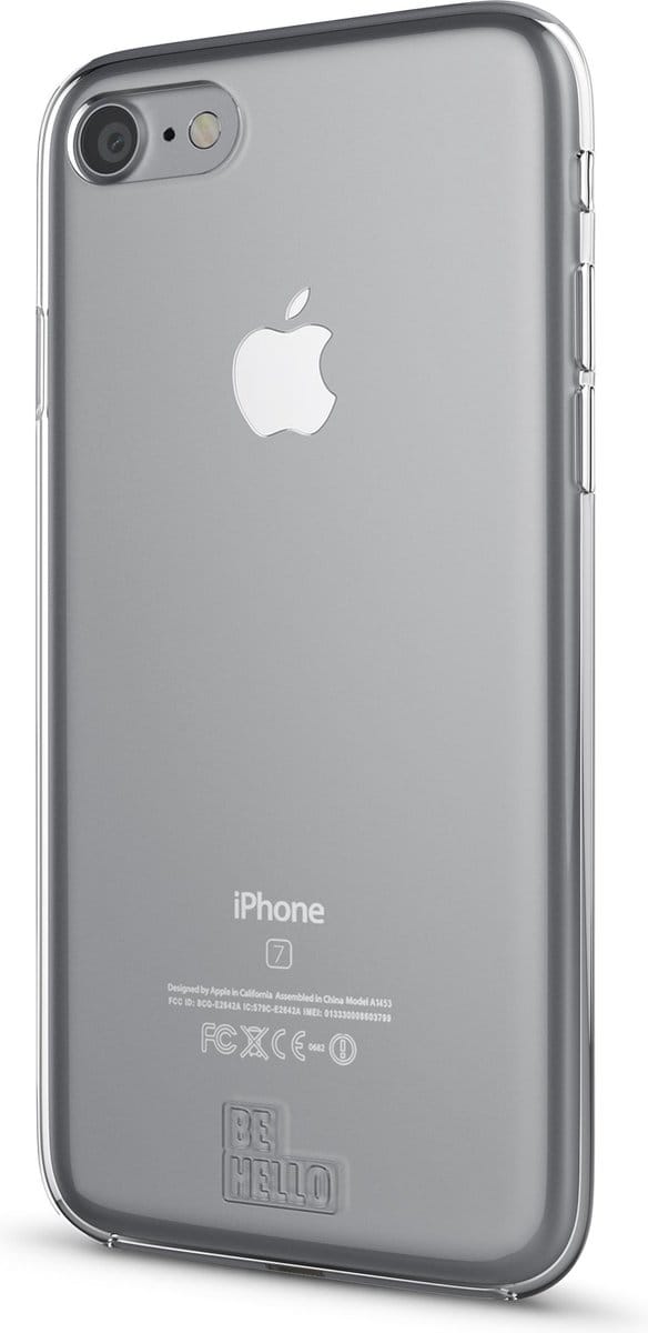 BeHello iPhone 8 / 7 / 6S / 6 Gel Siliconen Hoesje Mat Transparant