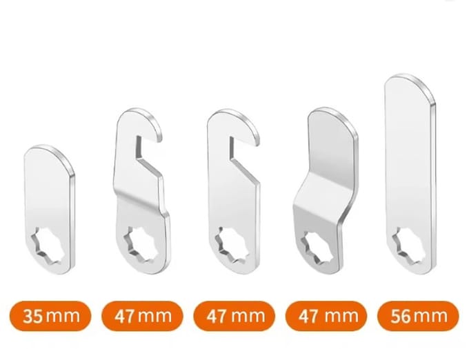 Brievenbus sluitlippen – Set van 5 stuks - Lang