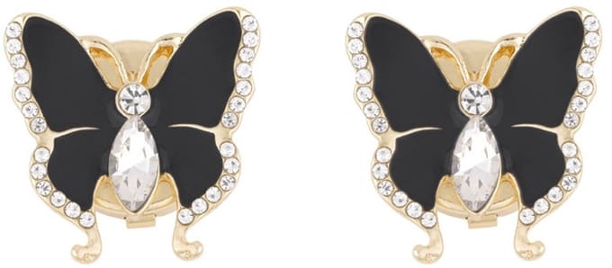 Loving flutters manchetknopen - Zwart