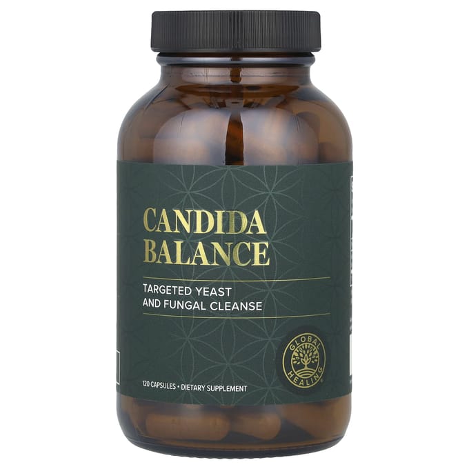 Global Healing, Candida Balance, 120 capsules