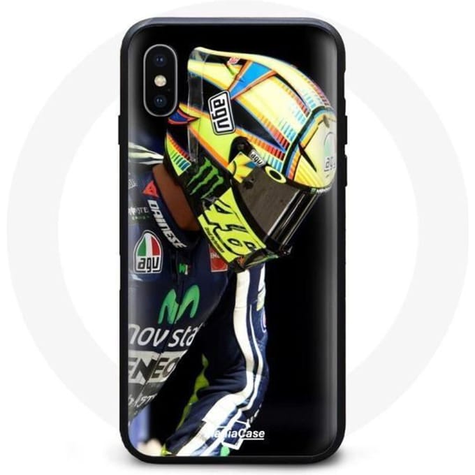 Coque Souple - Moto - Iphone XS Max - Noir - Synthétique - Mixte