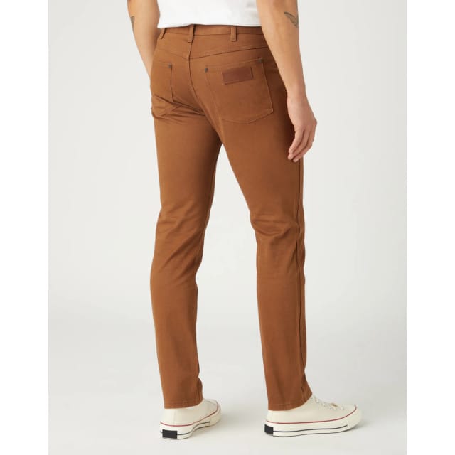 Wrangler - Larston - Heren Slim-fit Broek - Bison