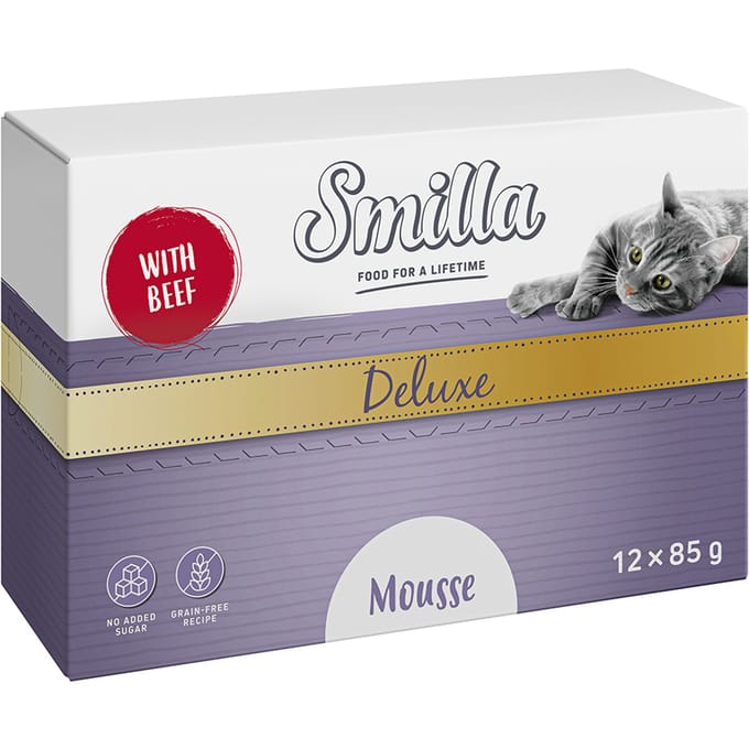 48x85g Smilla Deluxe Mousse Katten Natvoer