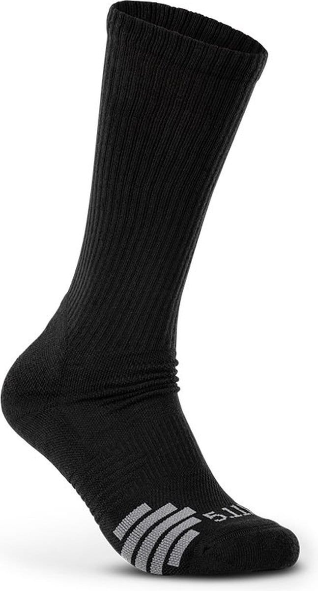 5.11 Tactical Duty Ready Plus OTC Socks (3-Pack) Black - L