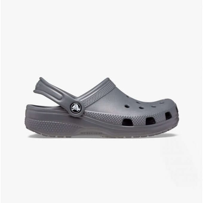Crocs Kids' Classic Thermoplastische Leigrijze Instappers