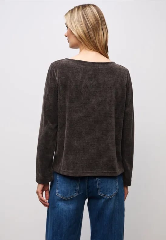 Shirt met boothals
