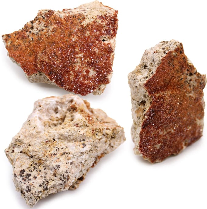 Mineralenmonsters - Vanadiniet (ongeveer 20 stuks)