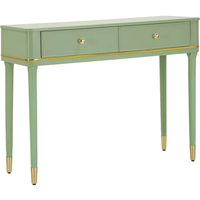 Consoletafel Camille Console Green 101×37×78 cm