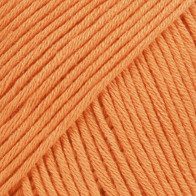 DROPS Safran Uni Colour - 28 oranje - Katoen Garen