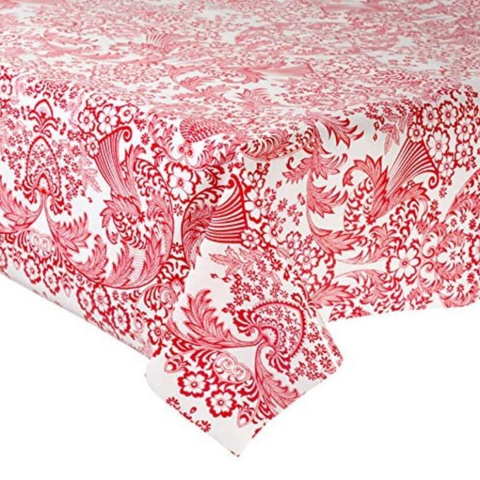 Atelier Du Baj Paraiso Red Mexicaans Tafelzeil - 250 x 120 cm