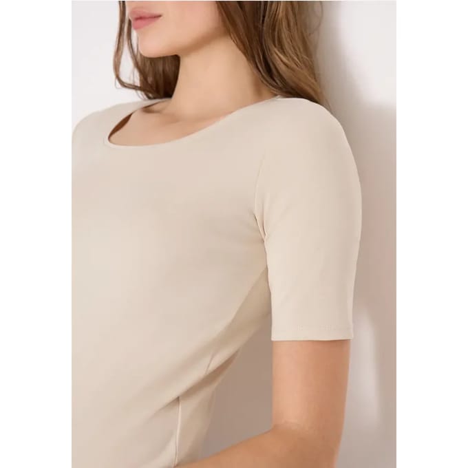 Shirt in effen kleur
