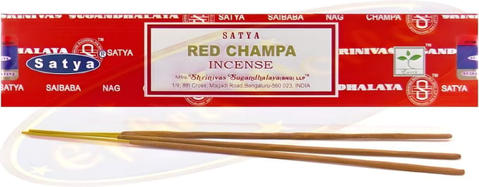 Nag Champa Wierook satya red champa 15 Gram