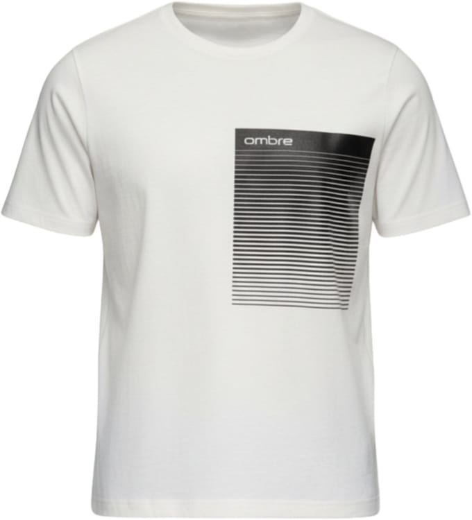 OMBRE T-shirt - Katoen - Korte Mouw Wit S